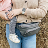 Kibou Travel Diaper Bag - Charcoal