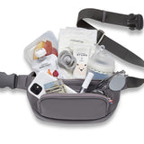 Kibou Travel Diaper Bag - Charcoal